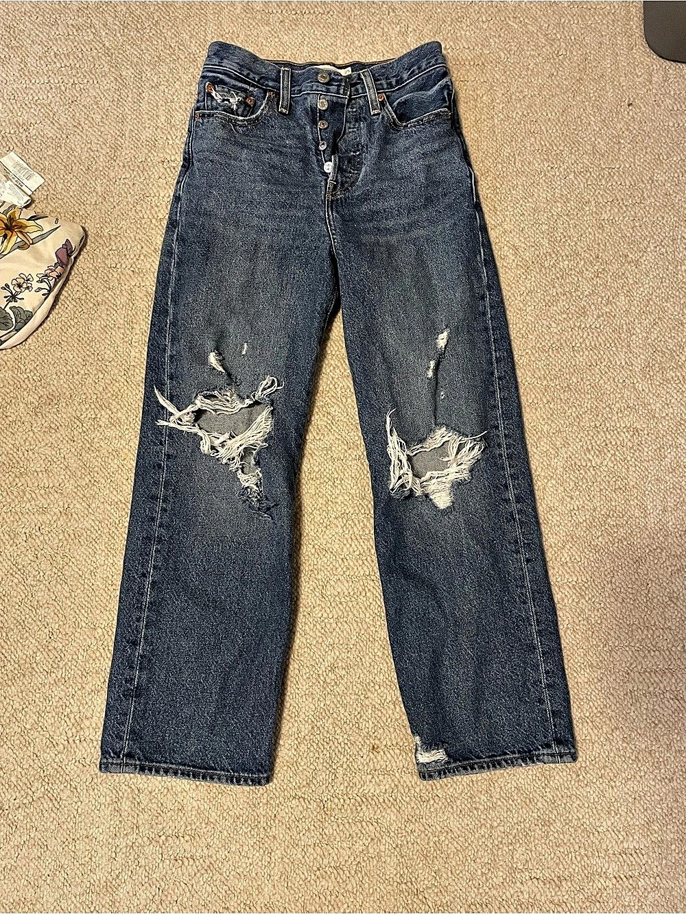 Levi's Ribcage Straight Ankle Jeans Waist size 25